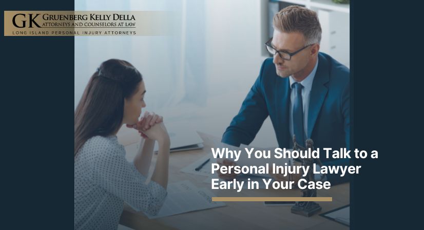 Why You Should Talk to a Personal Injury Lawyer Early in Your Case