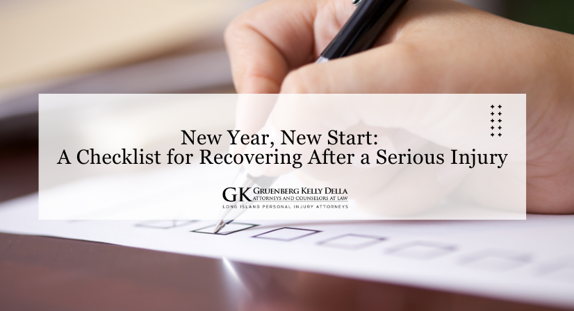 New Year, New Start A Checklist for Recovering After a Serious Injury